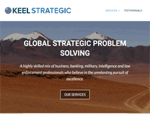 Tablet Screenshot of keelstrategic.com
